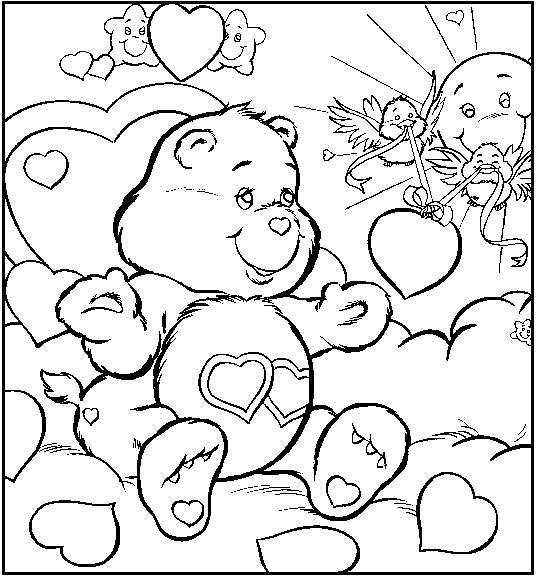 Disegno da colorare: Care Bears / Care Bears (Cartoni animati) #37284 - Pagine da Colorare Stampabili Gratuite