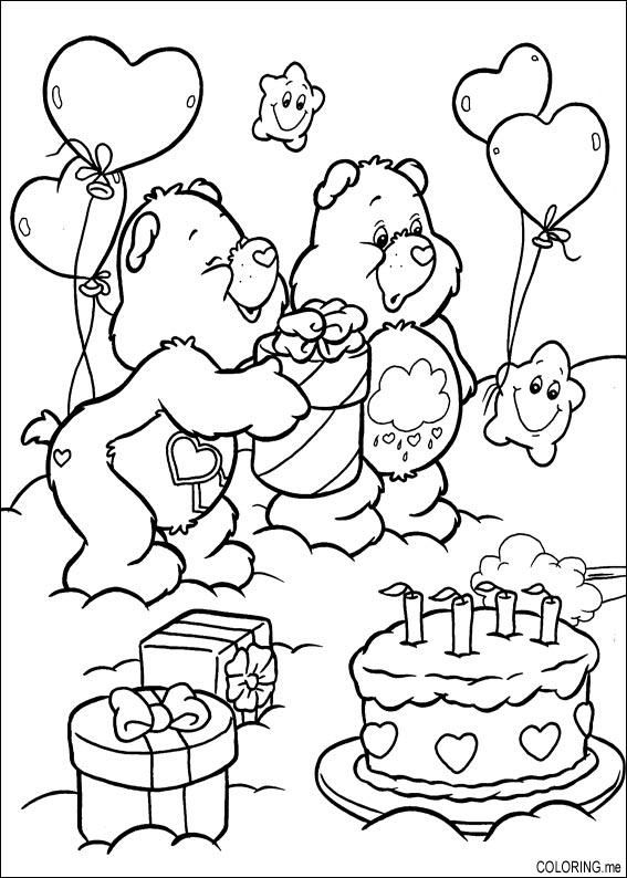 Disegno da colorare: Care Bears / Care Bears (Cartoni animati) #37311 - Pagine da Colorare Stampabili Gratuite