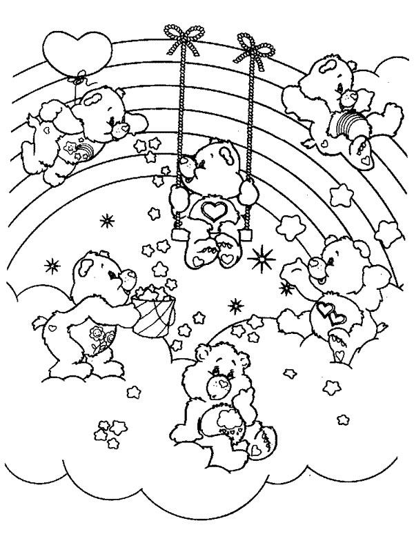 Disegno da colorare: Care Bears / Care Bears (Cartoni animati) #37387 - Pagine da Colorare Stampabili Gratuite