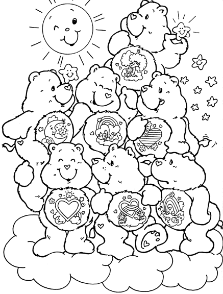 Disegno da colorare: Care Bears / Care Bears (Cartoni animati) #37431 - Pagine da Colorare Stampabili Gratuite