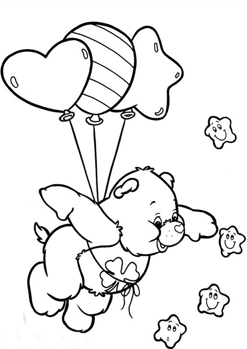 Disegno da colorare: Care Bears / Care Bears (Cartoni animati) #37529 - Pagine da Colorare Stampabili Gratuite