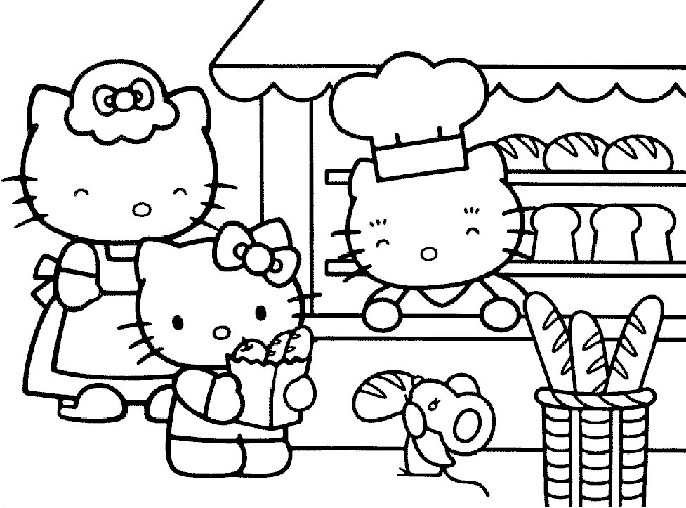 Disegno da colorare: ciao Kitty (Cartoni animati) #36727 - Pagine da Colorare Stampabili Gratuite