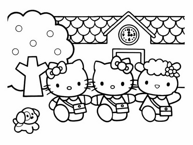 Disegno da colorare: ciao Kitty (Cartoni animati) #36729 - Pagine da Colorare Stampabili Gratuite