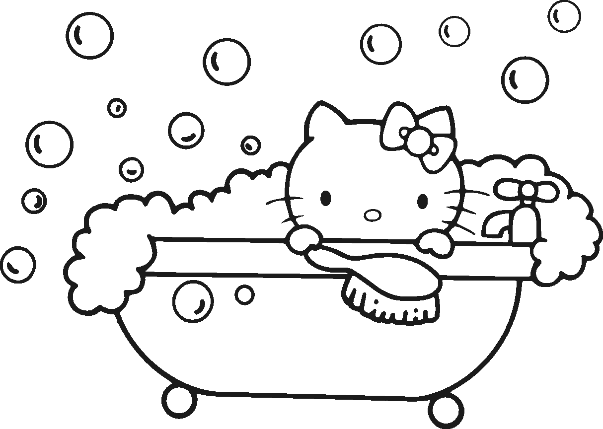 Disegno da colorare: ciao Kitty (Cartoni animati) #36730 - Pagine da Colorare Stampabili Gratuite