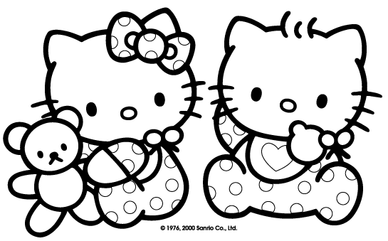 Disegno da colorare: ciao Kitty (Cartoni animati) #36739 - Pagine da Colorare Stampabili Gratuite