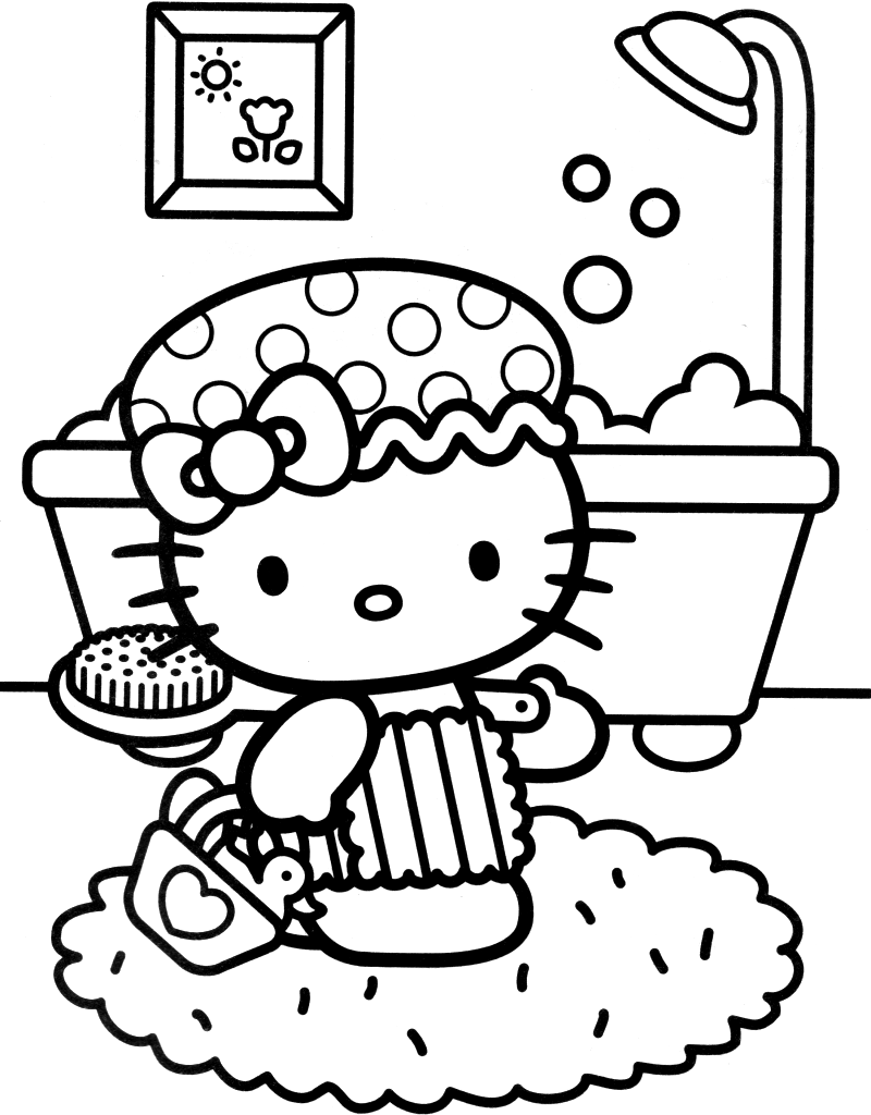 Disegno da colorare: ciao Kitty (Cartoni animati) #36742 - Pagine da Colorare Stampabili Gratuite