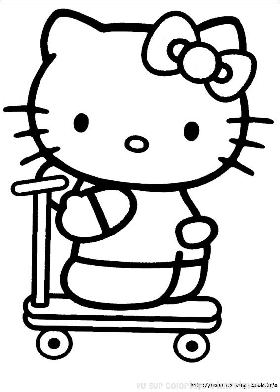 Disegno da colorare: ciao Kitty (Cartoni animati) #36744 - Pagine da Colorare Stampabili Gratuite