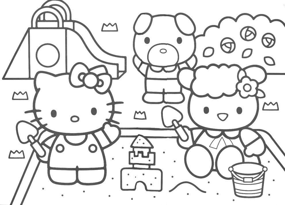 Disegno da colorare: ciao Kitty (Cartoni animati) #36752 - Pagine da Colorare Stampabili Gratuite