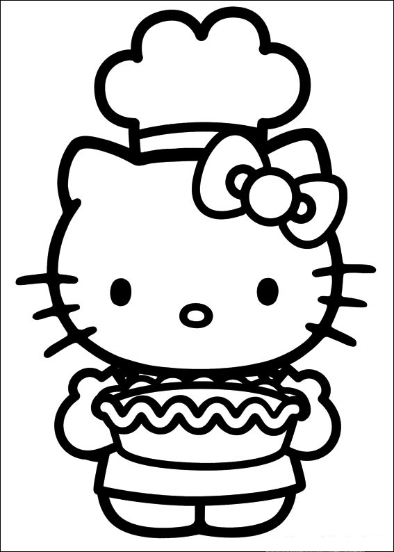 Disegno da colorare: ciao Kitty (Cartoni animati) #36771 - Pagine da Colorare Stampabili Gratuite