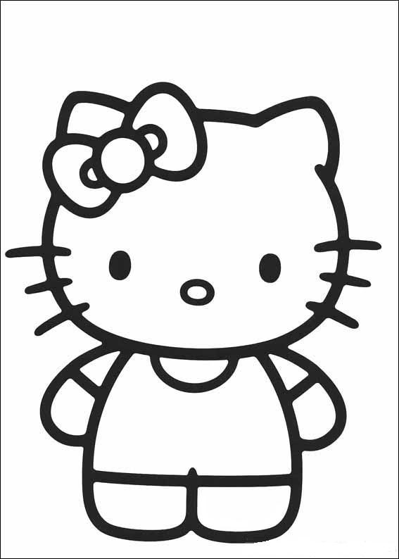 Disegno da colorare: ciao Kitty (Cartoni animati) #36791 - Pagine da Colorare Stampabili Gratuite