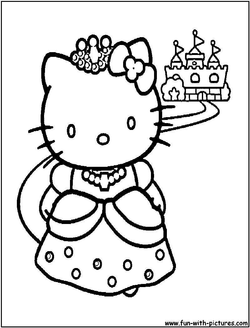Disegno da colorare: ciao Kitty (Cartoni animati) #36794 - Pagine da Colorare Stampabili Gratuite