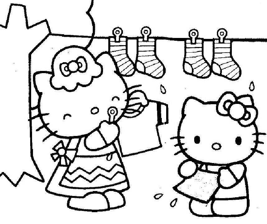 Disegno da colorare: ciao Kitty (Cartoni animati) #36801 - Pagine da Colorare Stampabili Gratuite