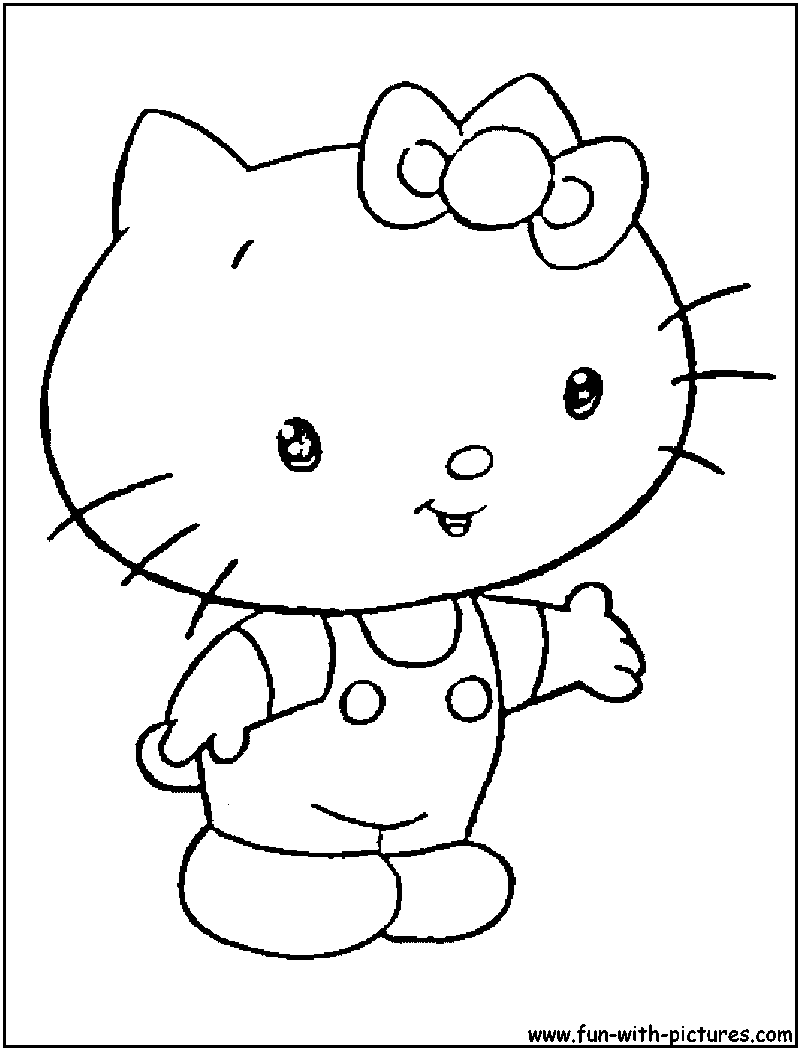 Disegno da colorare: ciao Kitty (Cartoni animati) #36808 - Pagine da Colorare Stampabili Gratuite