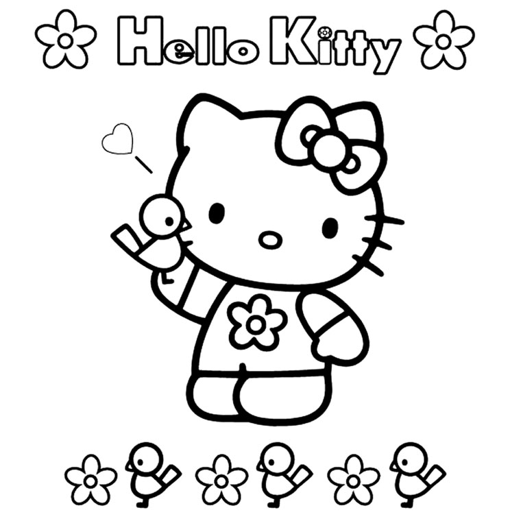 Disegno da colorare: ciao Kitty (Cartoni animati) #36852 - Pagine da Colorare Stampabili Gratuite