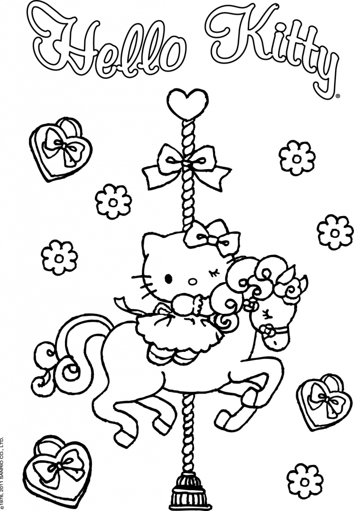 Disegno da colorare: ciao Kitty (Cartoni animati) #36881 - Pagine da Colorare Stampabili Gratuite
