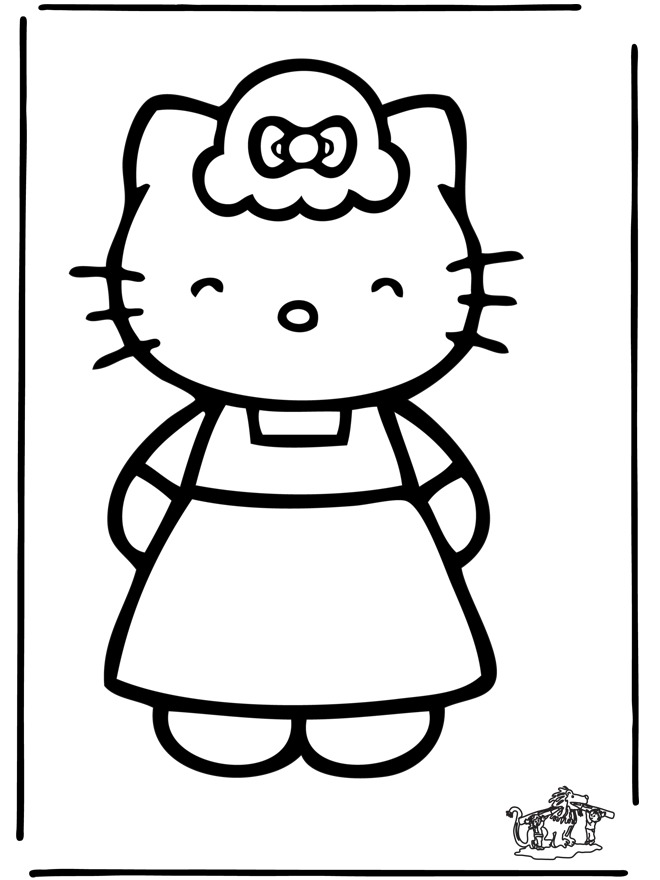 Disegno da colorare: ciao Kitty (Cartoni animati) #36888 - Pagine da Colorare Stampabili Gratuite