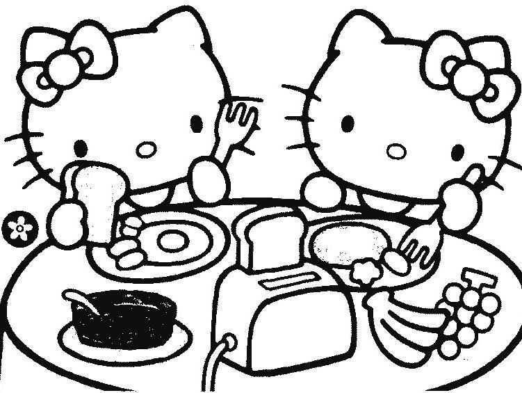 Disegno da colorare: ciao Kitty (Cartoni animati) #36895 - Pagine da Colorare Stampabili Gratuite