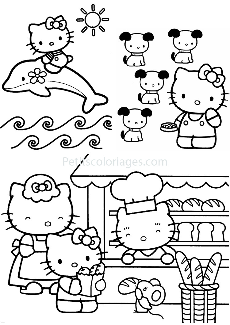 Disegno da colorare: ciao Kitty (Cartoni animati) #36922 - Pagine da Colorare Stampabili Gratuite