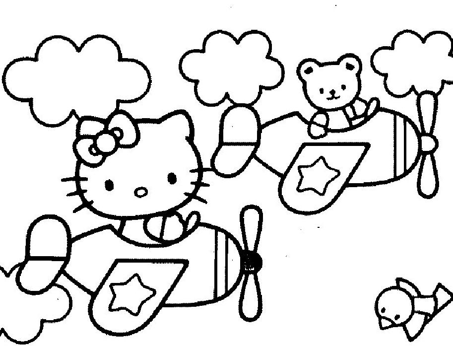 Disegno da colorare: ciao Kitty (Cartoni animati) #36923 - Pagine da Colorare Stampabili Gratuite