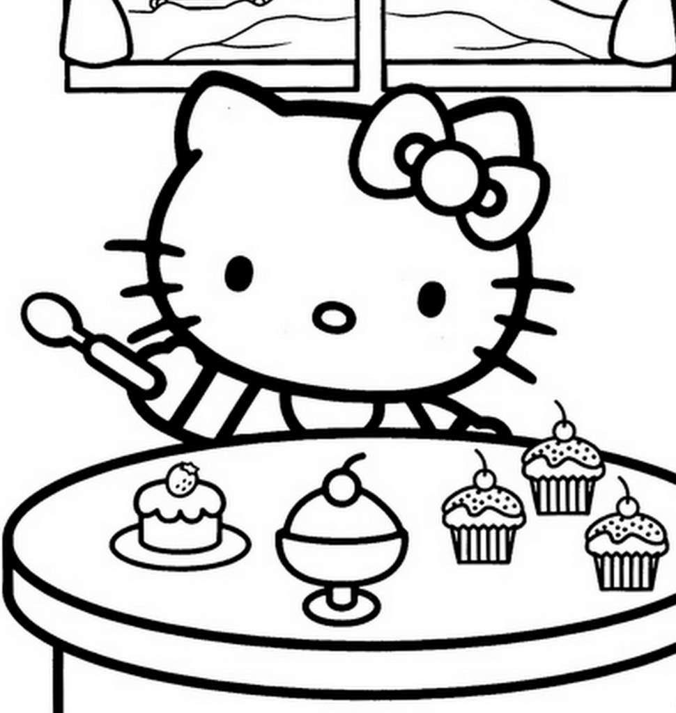 Disegno da colorare: ciao Kitty (Cartoni animati) #36925 - Pagine da Colorare Stampabili Gratuite