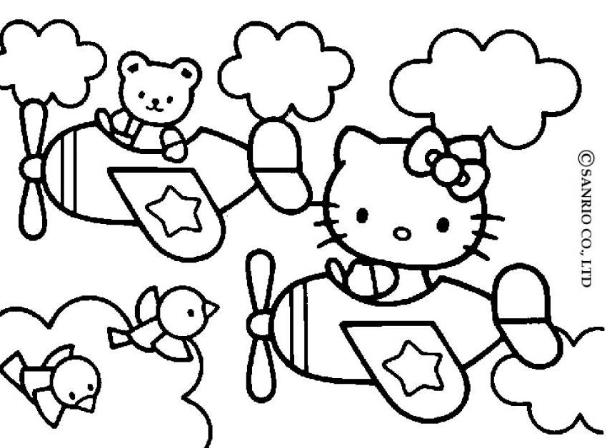 Disegno da colorare: ciao Kitty (Cartoni animati) #36935 - Pagine da Colorare Stampabili Gratuite