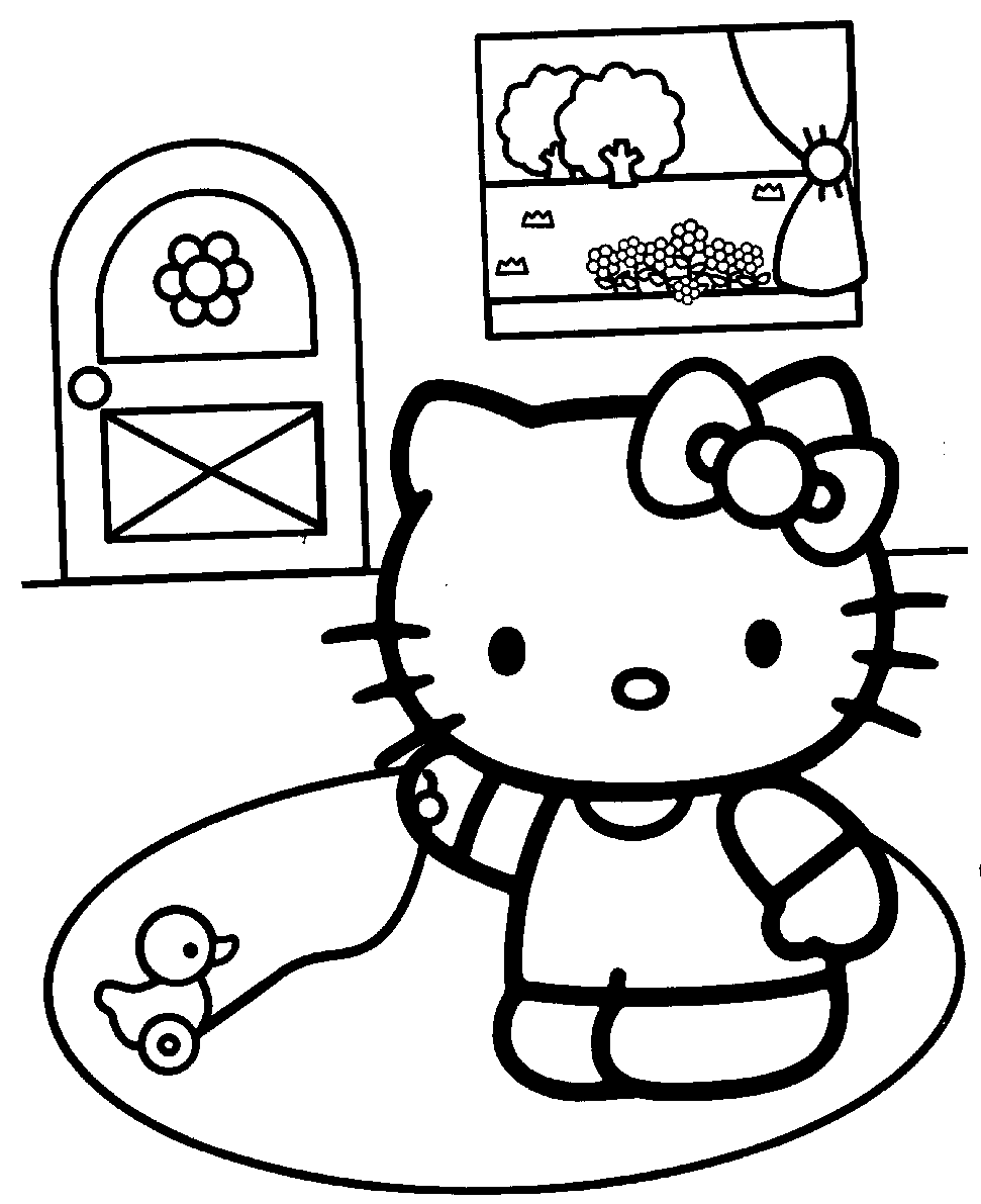 Disegno da colorare: ciao Kitty (Cartoni animati) #36937 - Pagine da Colorare Stampabili Gratuite