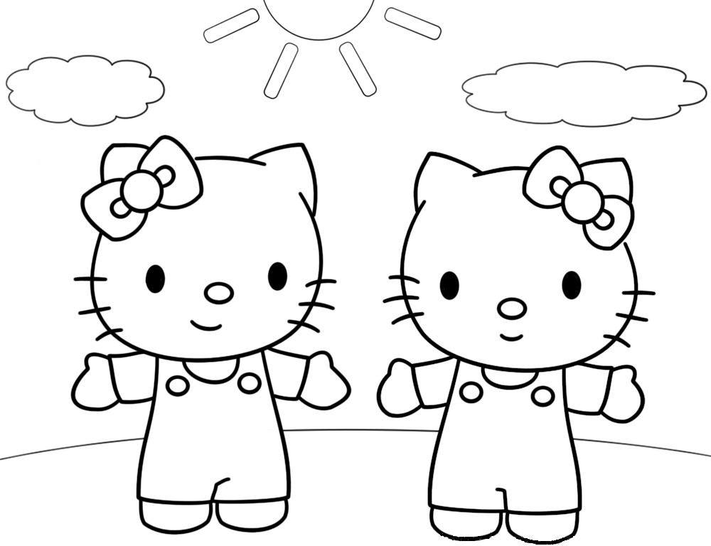 Disegno da colorare: ciao Kitty (Cartoni animati) #36954 - Pagine da Colorare Stampabili Gratuite