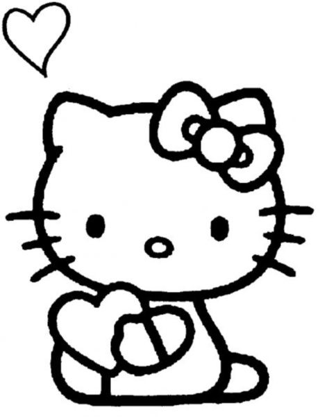 Disegno da colorare: ciao Kitty (Cartoni animati) #36990 - Pagine da Colorare Stampabili Gratuite