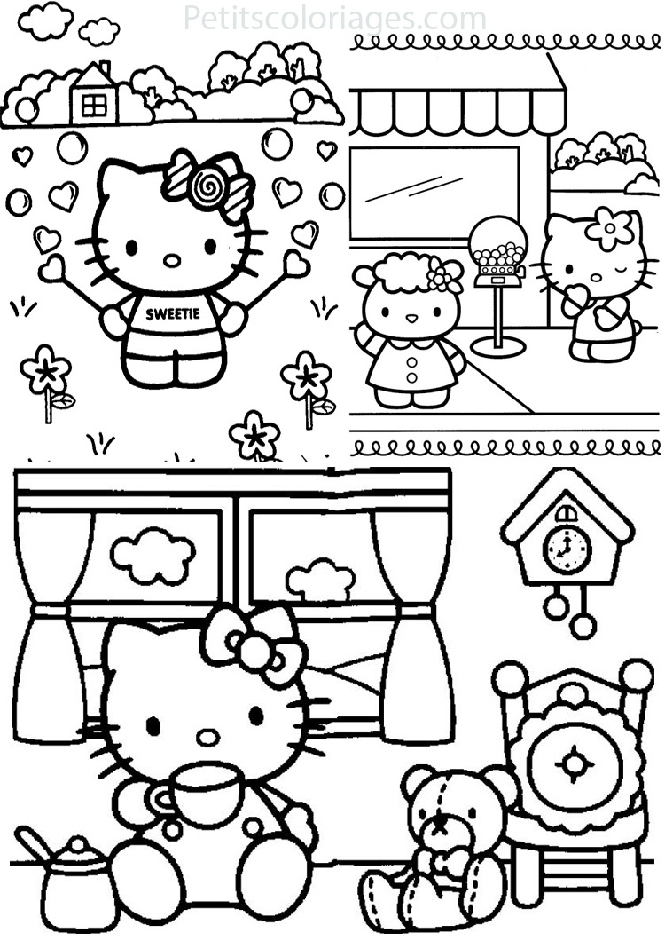 Disegno da colorare: ciao Kitty (Cartoni animati) #37004 - Pagine da Colorare Stampabili Gratuite