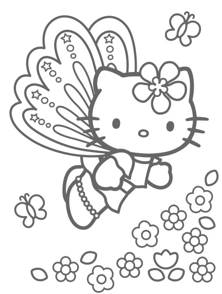 Disegno da colorare: ciao Kitty (Cartoni animati) #37006 - Pagine da Colorare Stampabili Gratuite