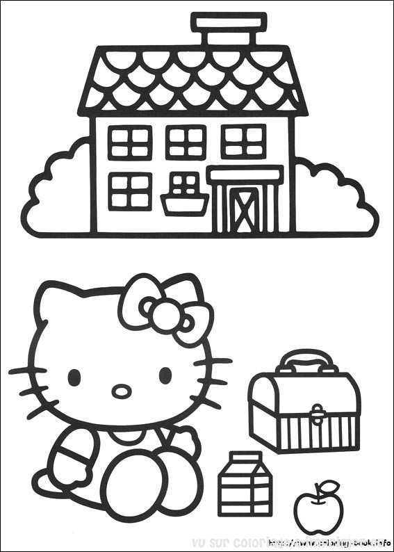 Disegno da colorare: ciao Kitty (Cartoni animati) #37020 - Pagine da Colorare Stampabili Gratuite