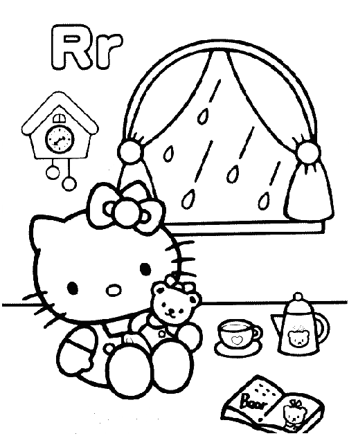 Disegno da colorare: ciao Kitty (Cartoni animati) #37027 - Pagine da Colorare Stampabili Gratuite