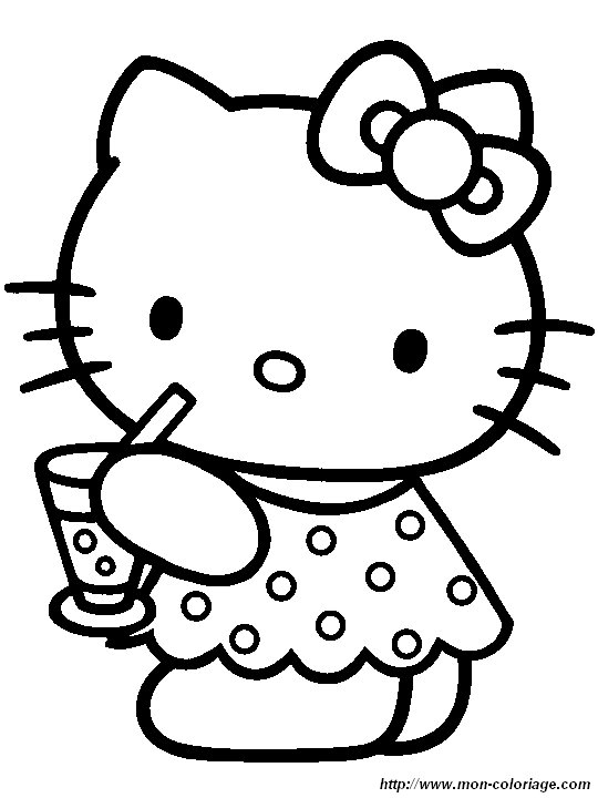Disegno da colorare: ciao Kitty (Cartoni animati) #37032 - Pagine da Colorare Stampabili Gratuite