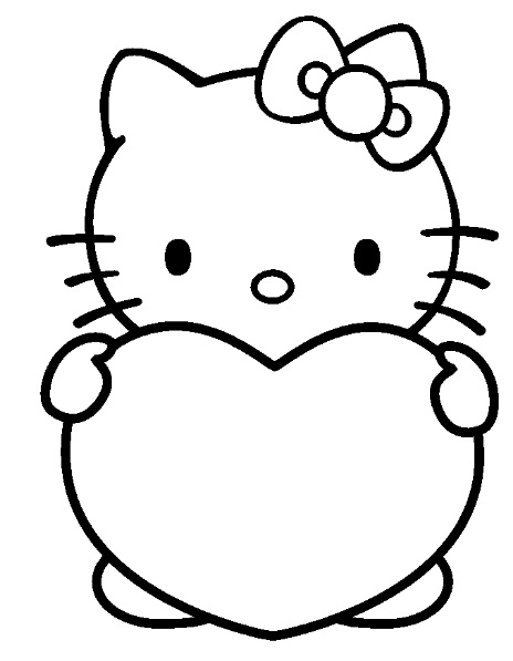 Disegno da colorare: ciao Kitty (Cartoni animati) #37036 - Pagine da Colorare Stampabili Gratuite