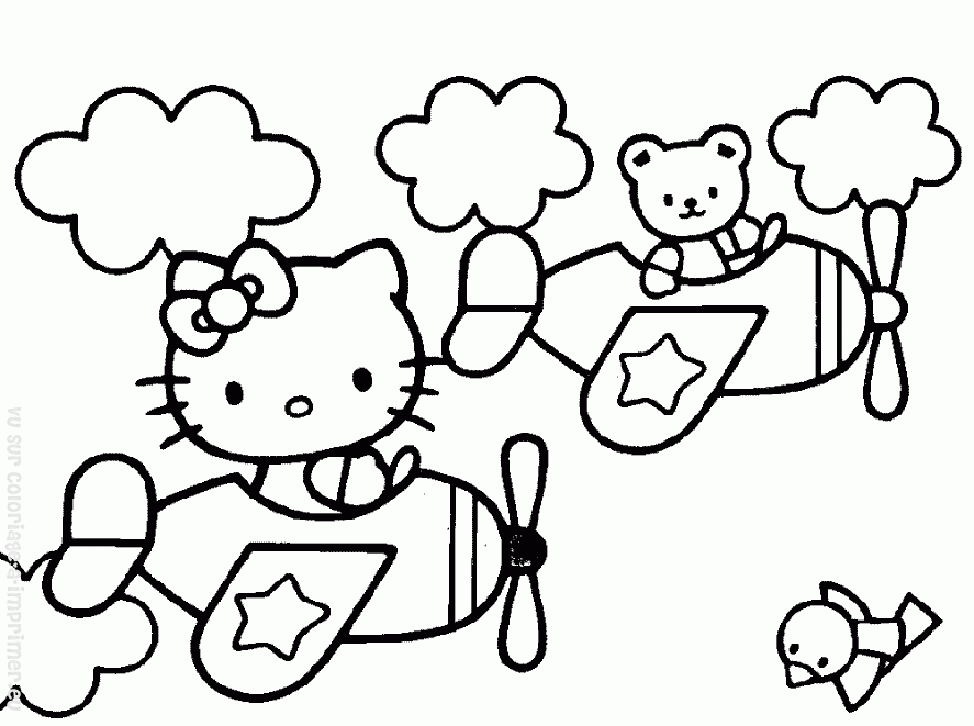 Disegno da colorare: ciao Kitty (Cartoni animati) #37040 - Pagine da Colorare Stampabili Gratuite