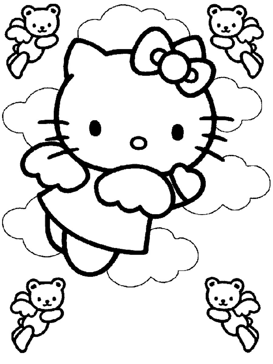 Disegno da colorare: ciao Kitty (Cartoni animati) #37047 - Pagine da Colorare Stampabili Gratuite