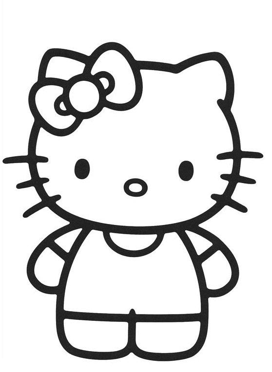 Disegno da colorare: ciao Kitty (Cartoni animati) #37049 - Pagine da Colorare Stampabili Gratuite