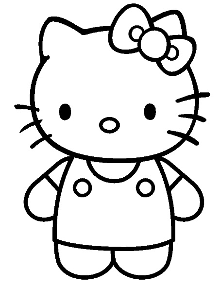 Disegno da colorare: ciao Kitty (Cartoni animati) #37085 - Pagine da Colorare Stampabili Gratuite