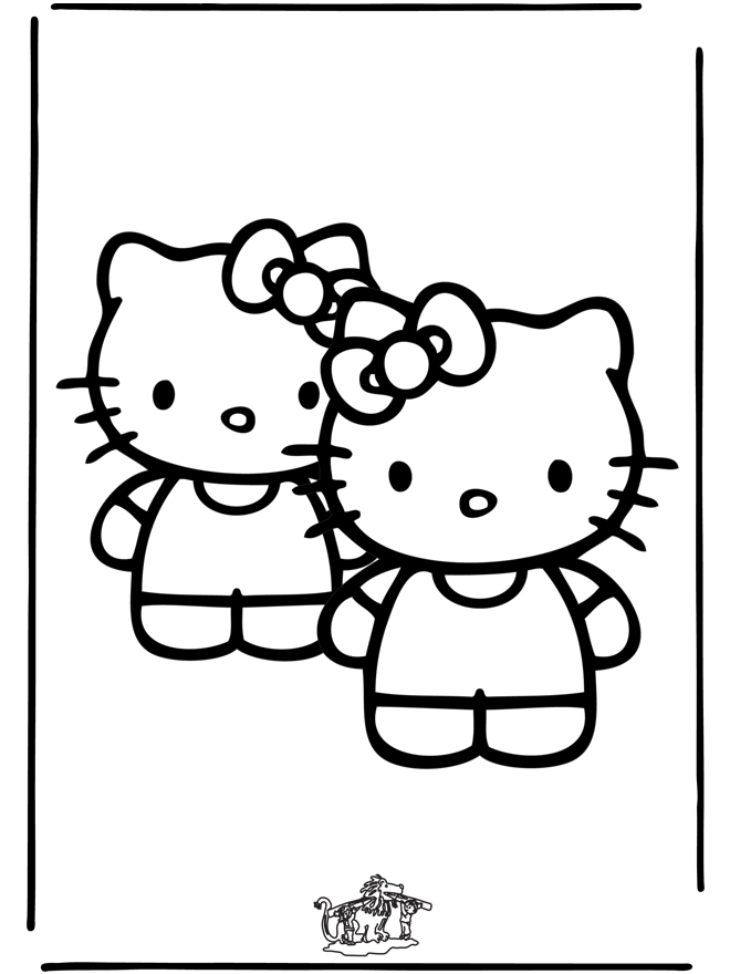 Disegno da colorare: ciao Kitty (Cartoni animati) #37097 - Pagine da Colorare Stampabili Gratuite