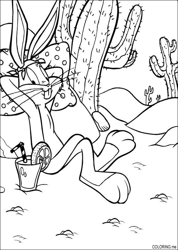 Disegno da colorare: coniglietto di insetti (Cartoni animati) #26420 - Pagine da Colorare Stampabili Gratuite