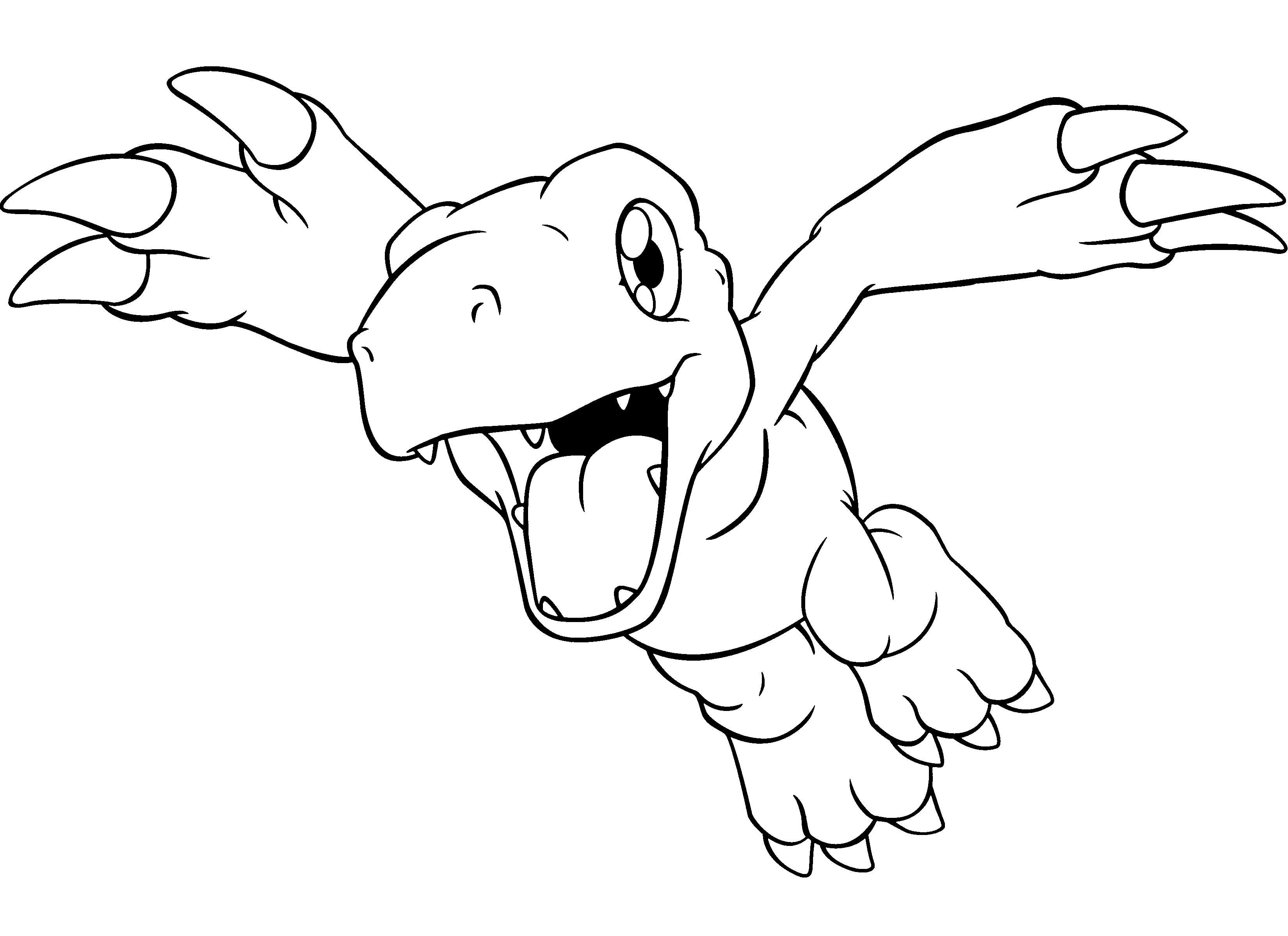 Disegno da colorare: Digimon (Cartoni animati) #51435 - Pagine da Colorare Stampabili Gratuite