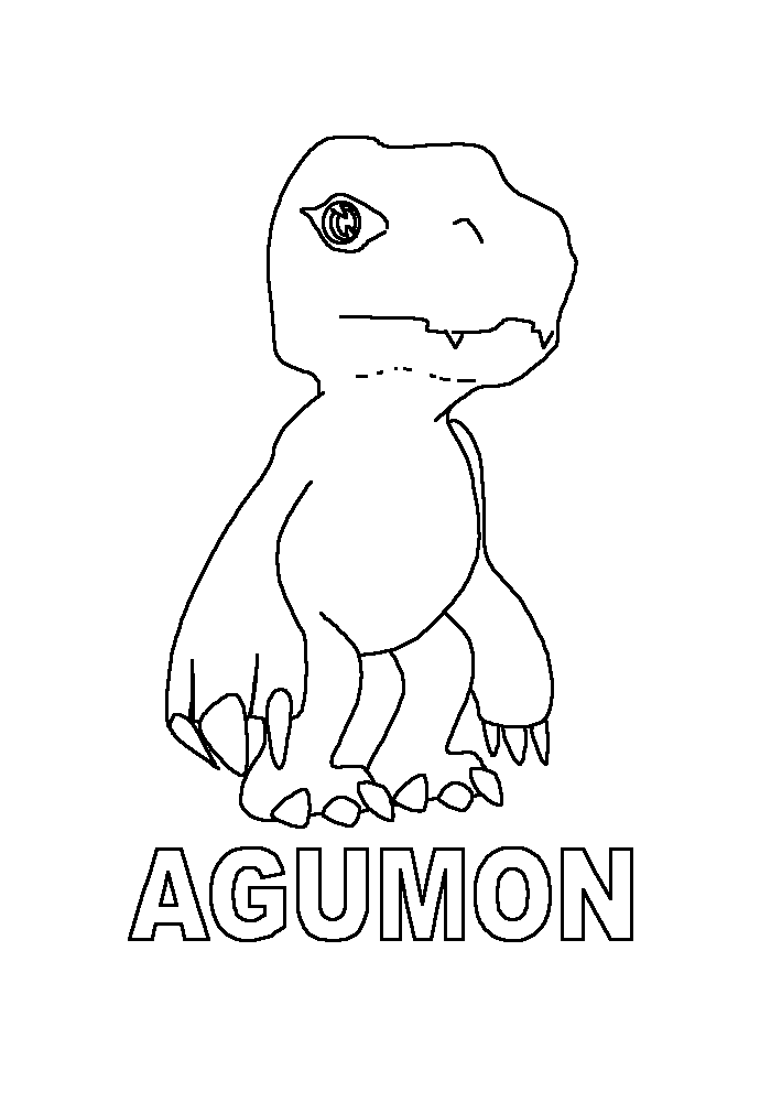 Disegno da colorare: Digimon (Cartoni animati) #51455 - Pagine da Colorare Stampabili Gratuite