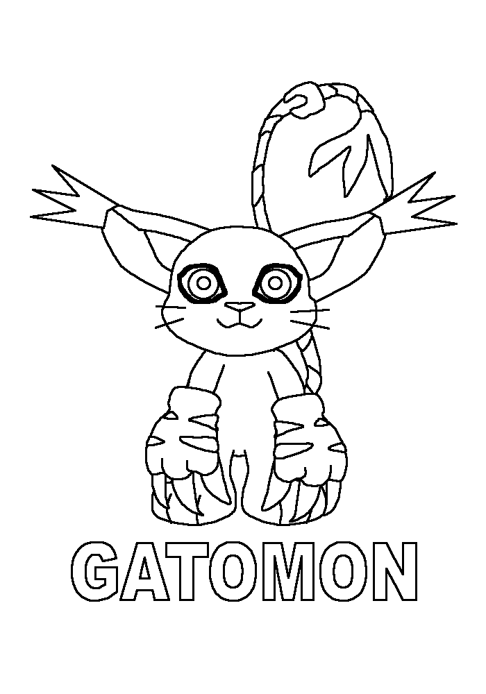 Disegno da colorare: Digimon (Cartoni animati) #51579 - Pagine da Colorare Stampabili Gratuite