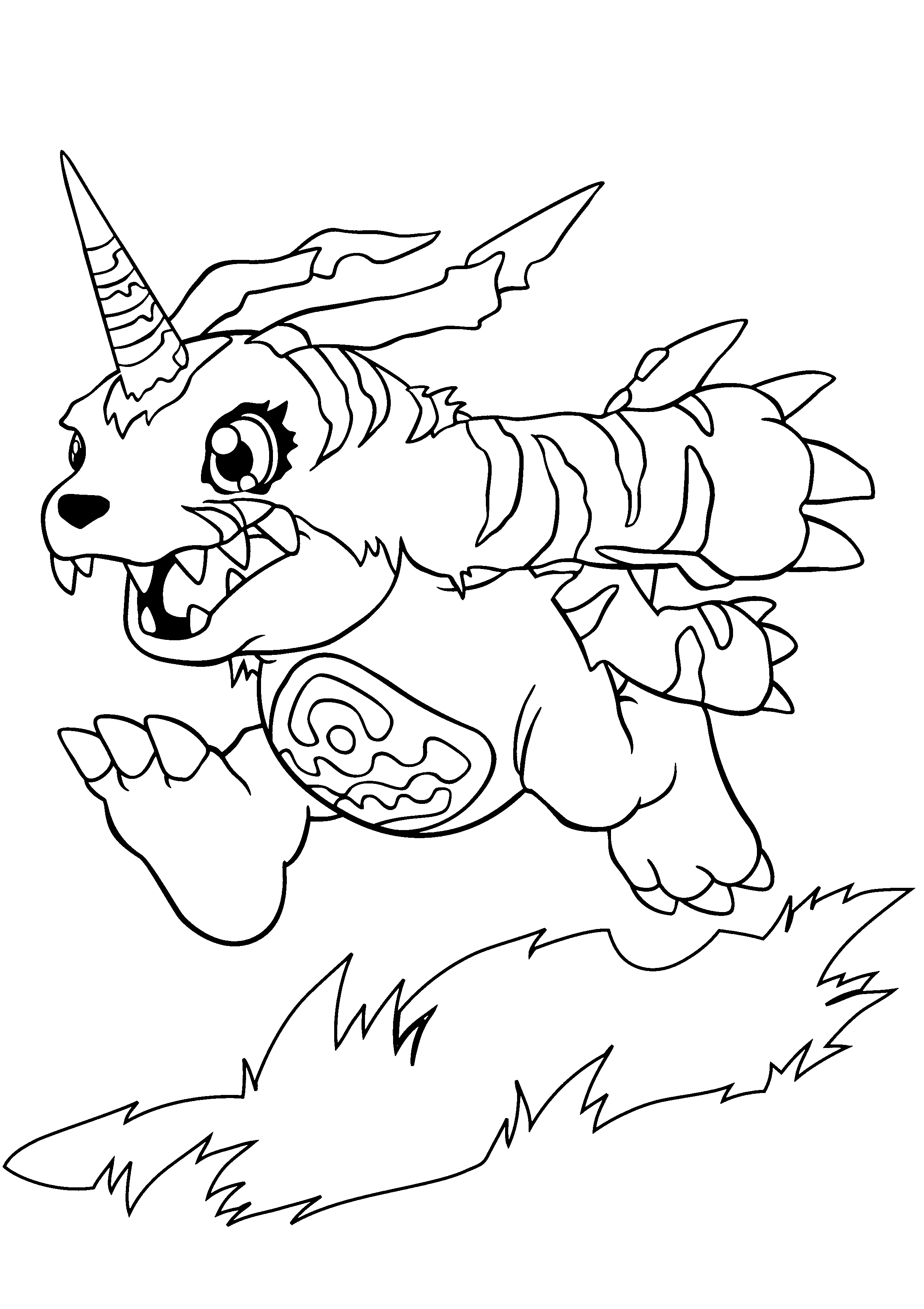 Disegno da colorare: Digimon (Cartoni animati) #51582 - Pagine da Colorare Stampabili Gratuite