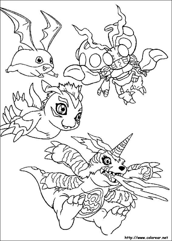 Disegno da colorare: Digimon (Cartoni animati) #51595 - Pagine da Colorare Stampabili Gratuite