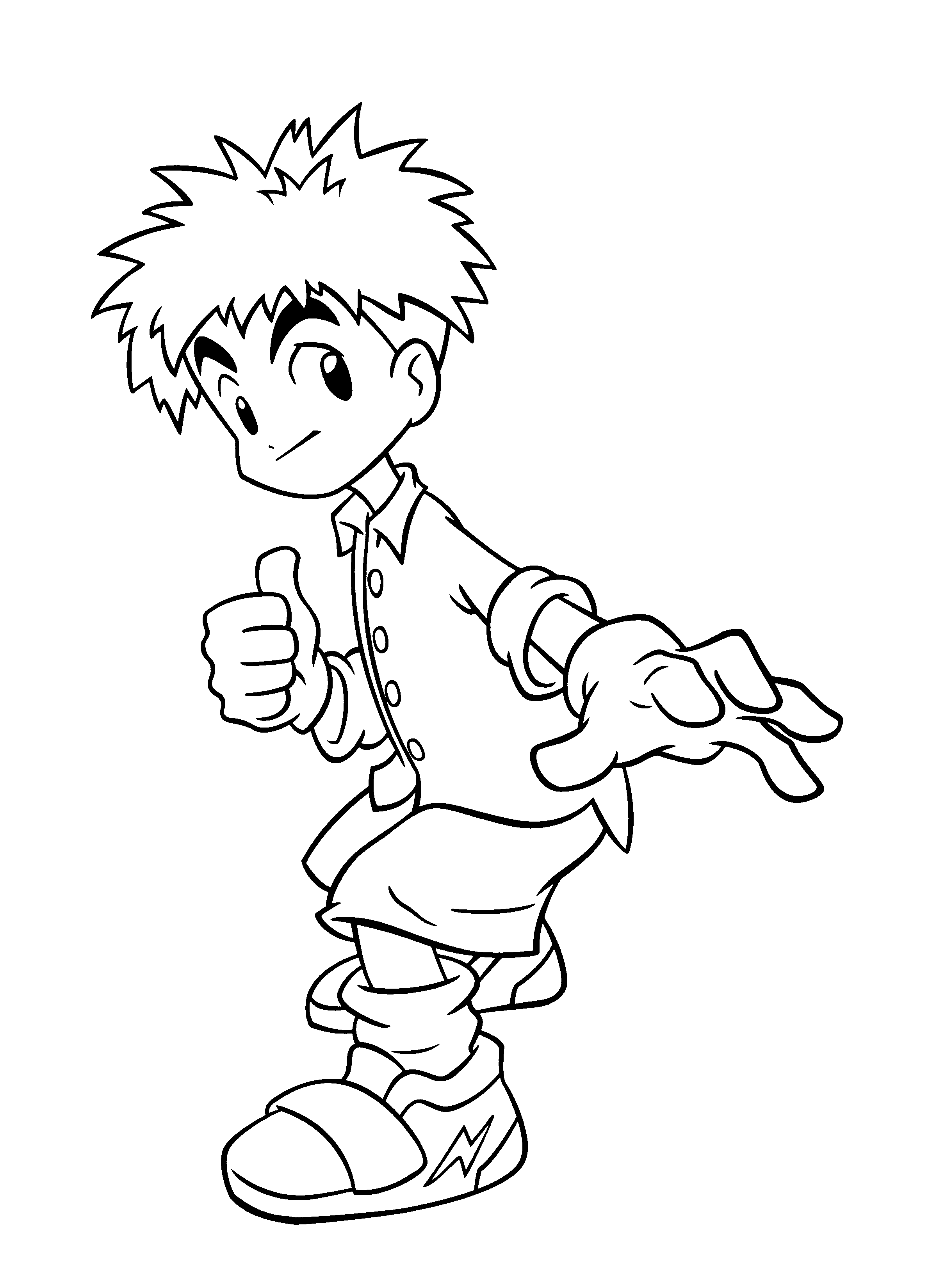 Disegno da colorare: Digimon (Cartoni animati) #51603 - Pagine da Colorare Stampabili Gratuite