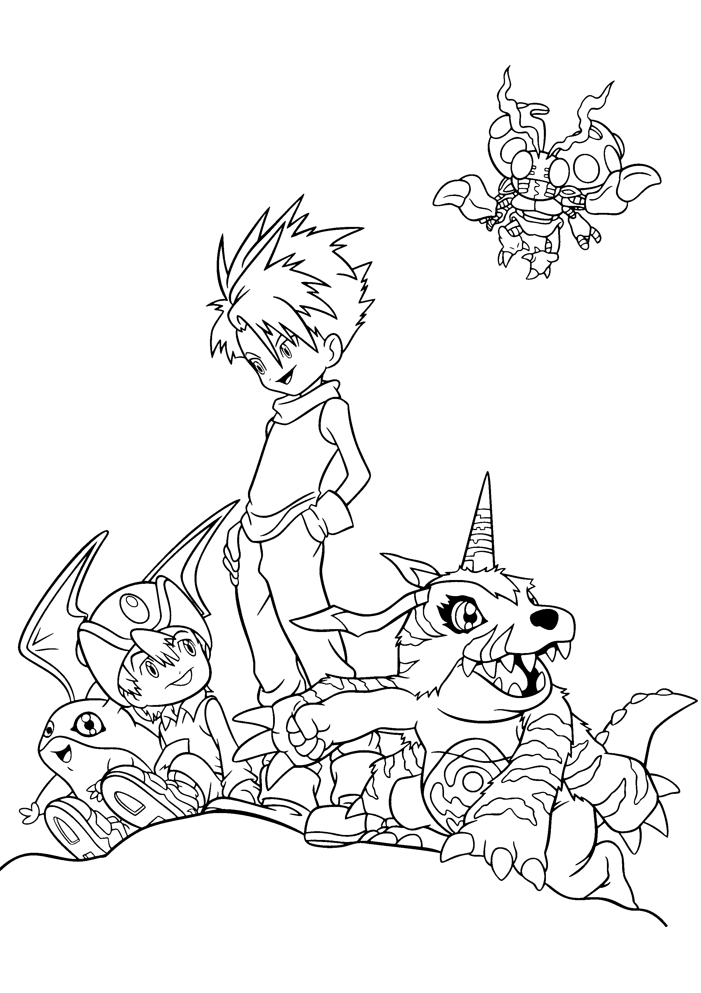 Disegno da colorare: Digimon (Cartoni animati) #51657 - Pagine da Colorare Stampabili Gratuite