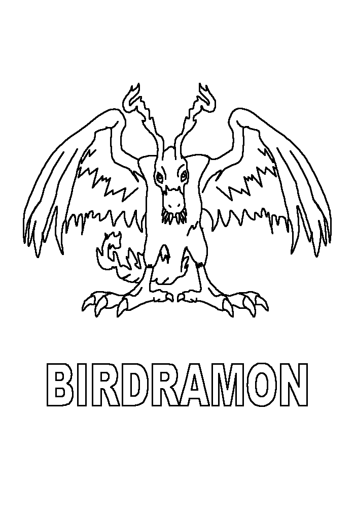 Disegno da colorare: Digimon (Cartoni animati) #51660 - Pagine da Colorare Stampabili Gratuite