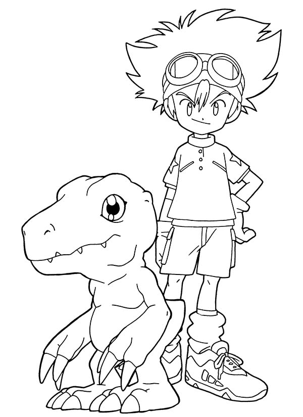 Disegno da colorare: Digimon (Cartoni animati) #51699 - Pagine da Colorare Stampabili Gratuite