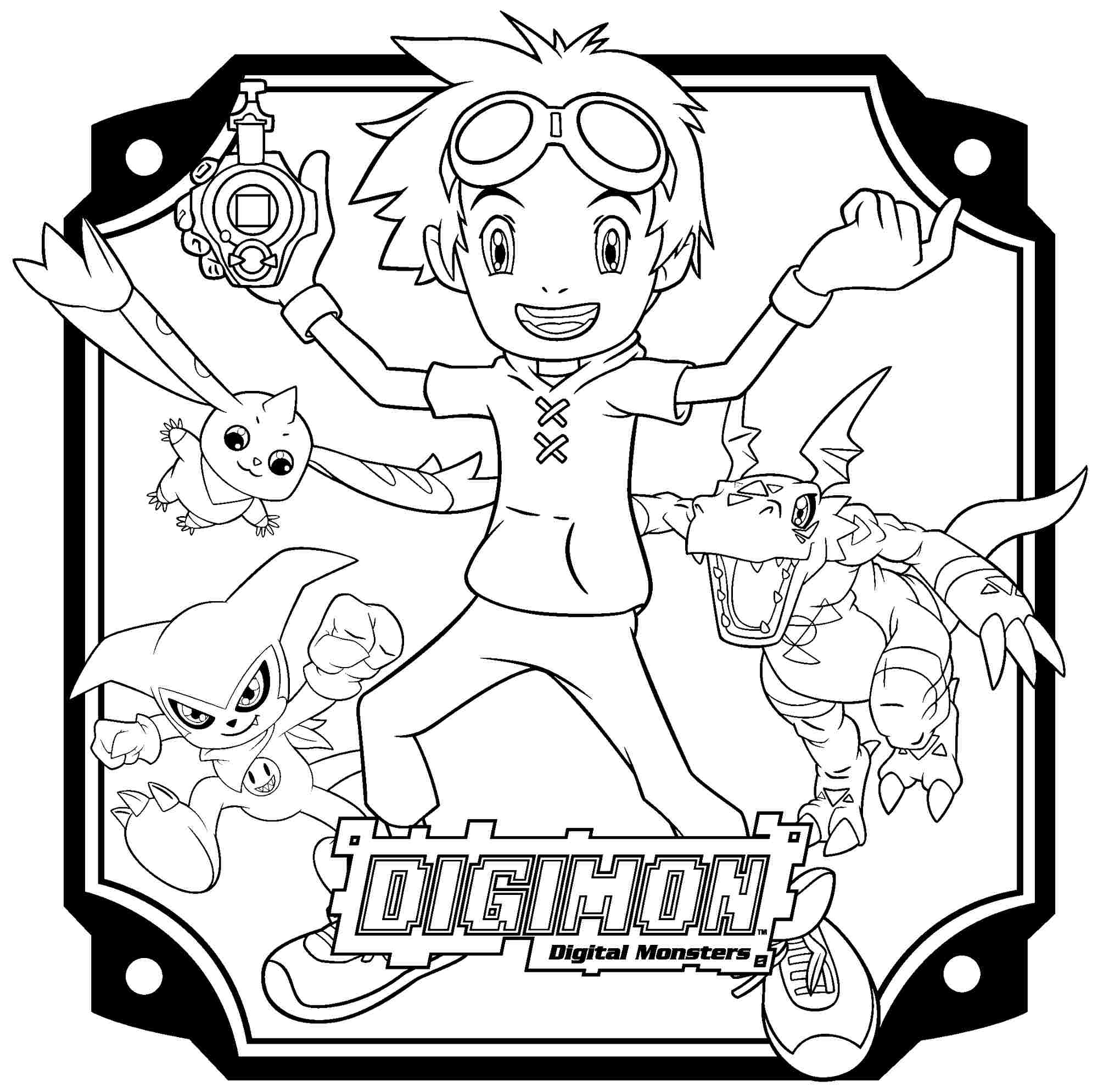 Disegno da colorare: Digimon (Cartoni animati) #51723 - Pagine da Colorare Stampabili Gratuite